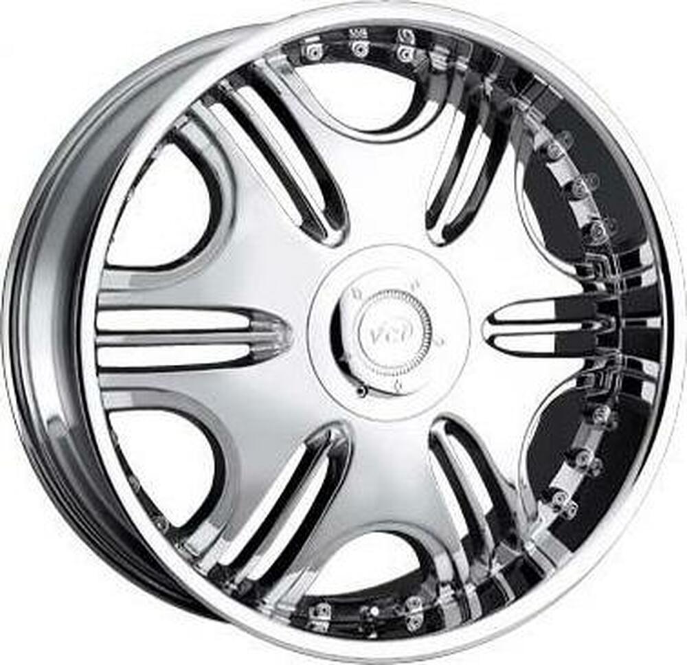 VCT Wheel Mandretti 8.5x22 5x150 ET 35 Dia 110 chrome