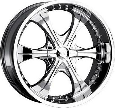 VCT Wheel Scarface 2 9.5x22 5x135/139.7 ET 14 Dia 87.1 хром