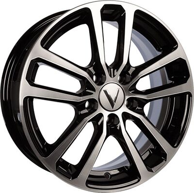Vector B209 6x15 5x100 ET 40 Dia 57.1 черный алмаз