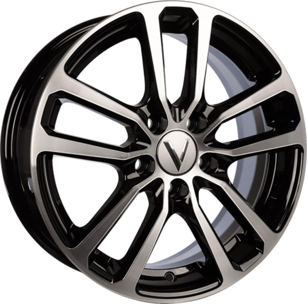 Vector B209 6x15 5x100 ET 38 Dia 57.1 черный алмаз
