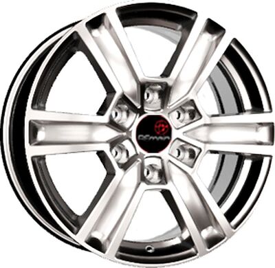 Vector B222 7.5x17 6x139.7 ET 25 Dia 106.1 сильвер S