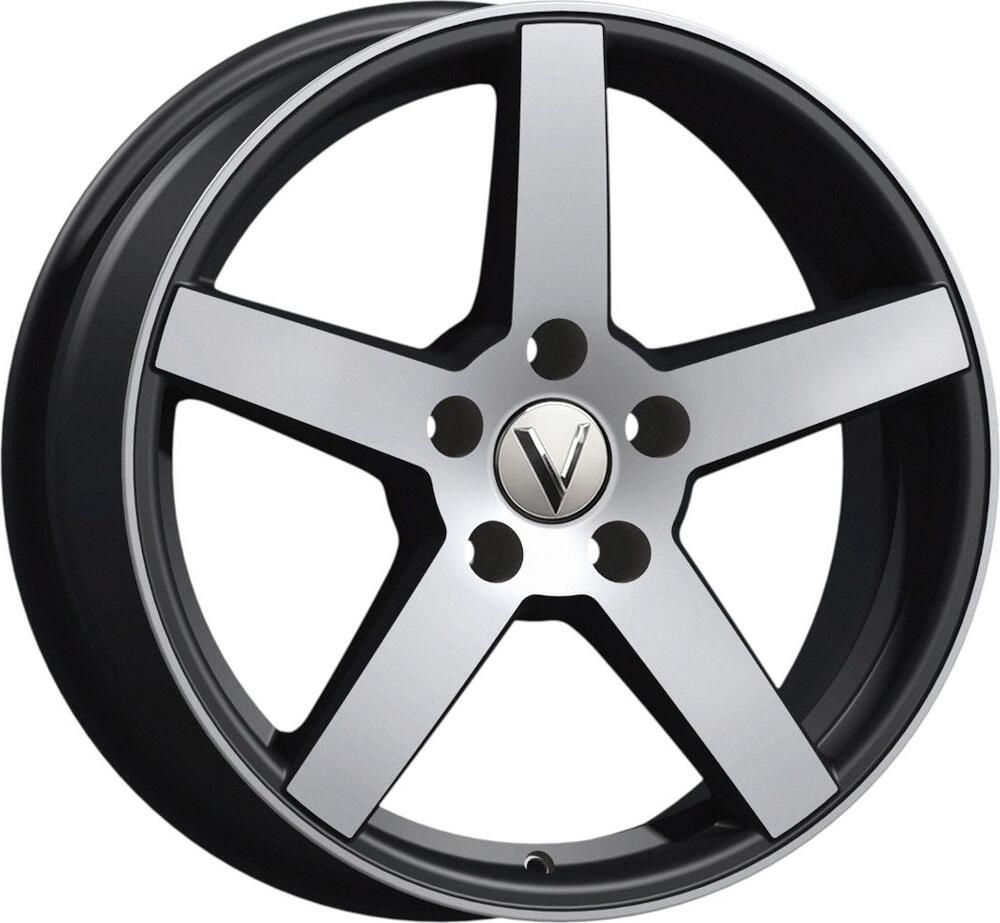 Vector B261 7x17 4x100 ET 35 Dia 67.1 черный алмаз