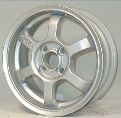 Venti 1501 6x15 4x100 ET 40 Dia 67.1 silver
