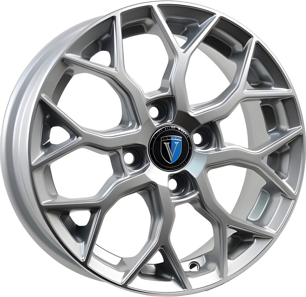 Venti 1719 7x17 5x114 ET 37 Dia 66 Silver