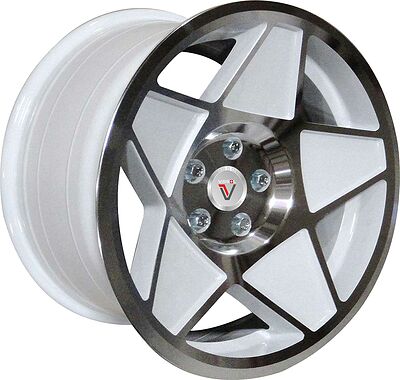 Vissol F-005 9.5x18 5x120 ET 40 Dia 74.1 white-cut