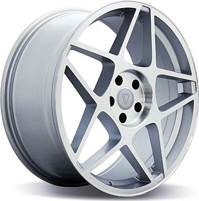 Vissol F-008 9.5x20 5x112 ET 25 Dia 66.6 silver-cut