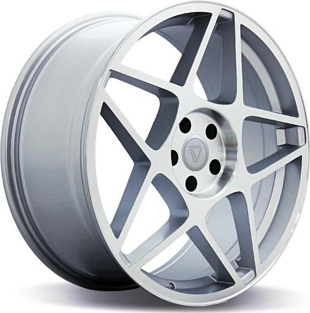 Vissol F-008 9x20 5x112 ET 35 Dia 66.6 silver-cut