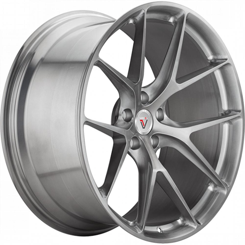 Vissol F-101 9x22 5x112 ET 32 Dia 66.6 gloss-graphite