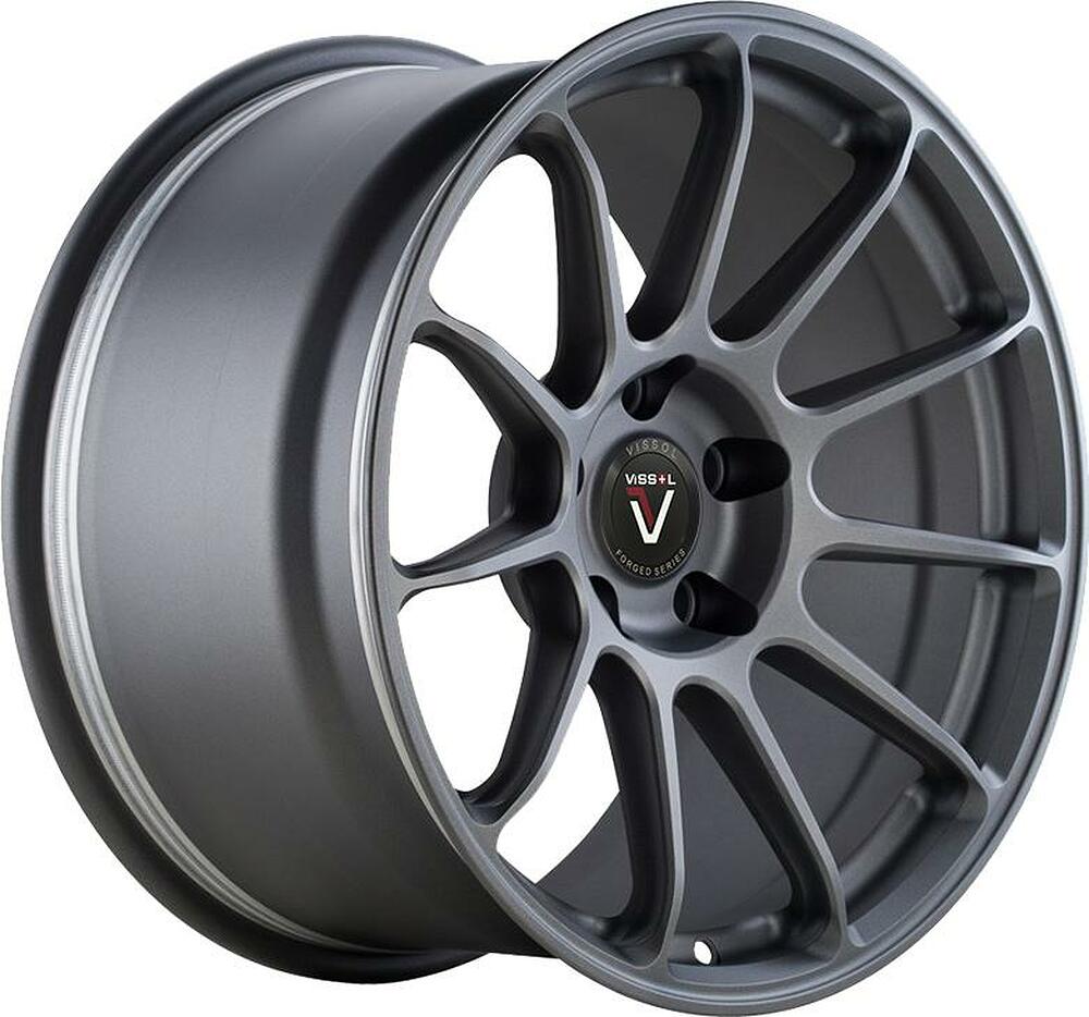 Vissol F-103 9x22 5x108 ET 32 Dia 73.1 gloss-graphite