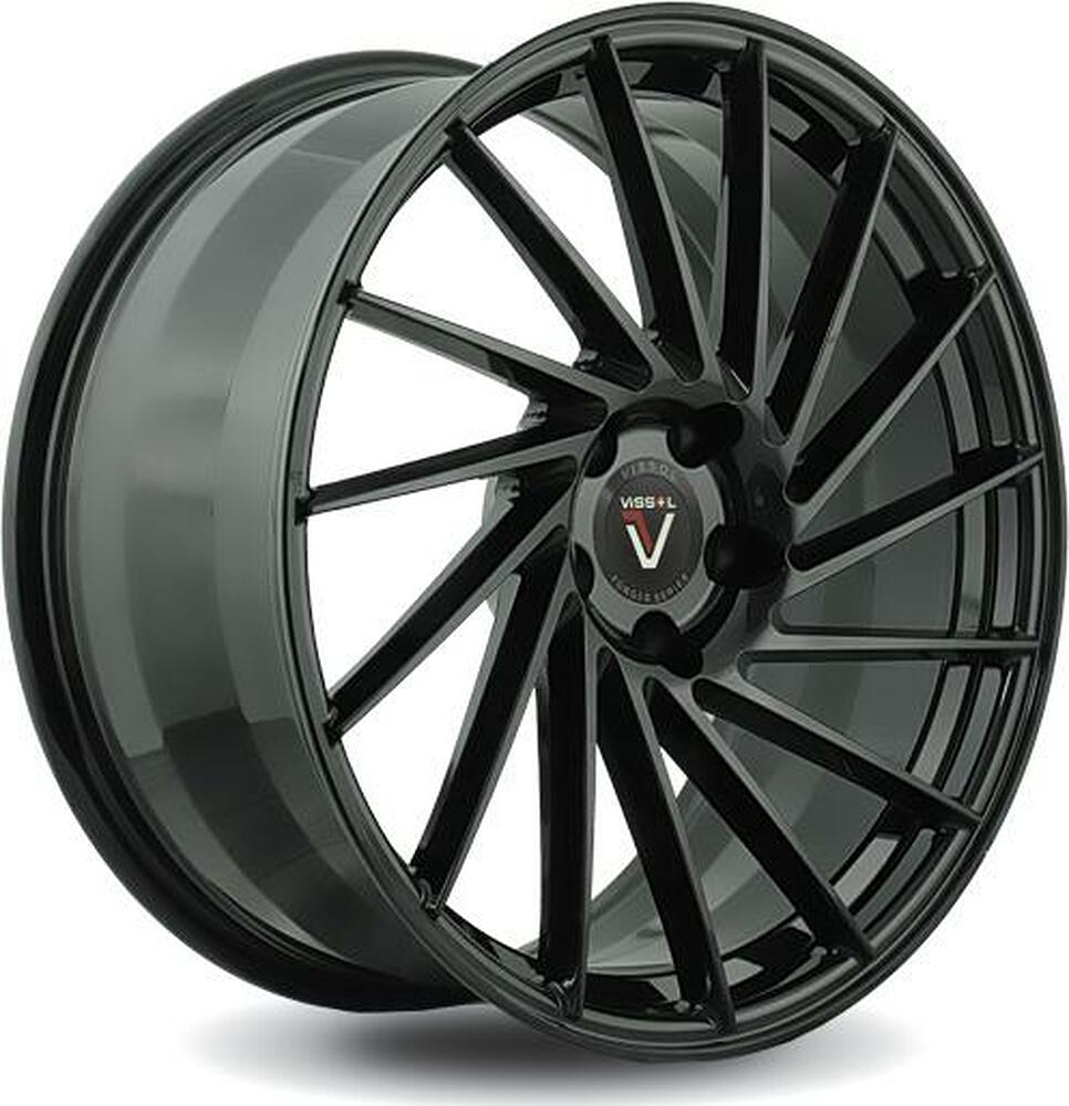 Vissol F-305L 9x20 5x112 ET 32 Dia 66.6 gloss-graphite