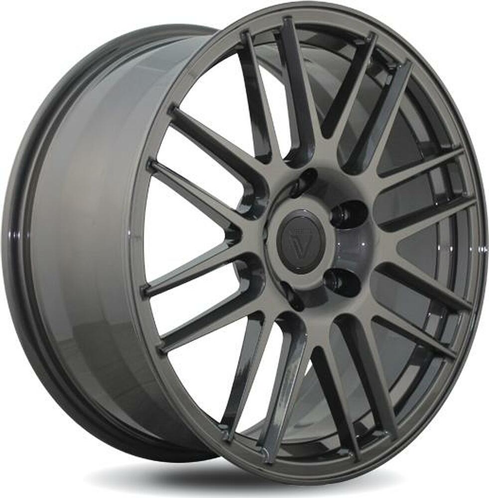 Vissol F-308 9x22 5x112 ET 32 Dia 66.6 gloss-graphite