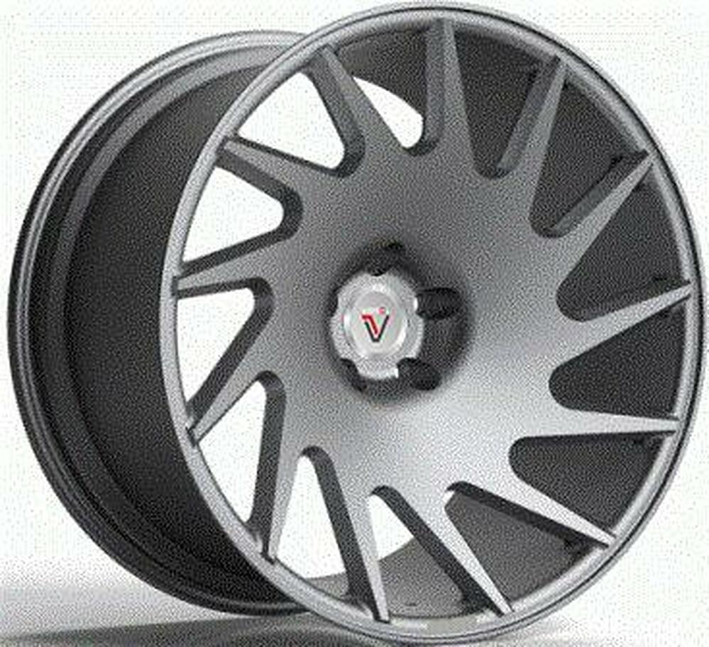 Vissol F-313R 9x22 5x108 ET 32 Dia 73.1 gloss-graphite
