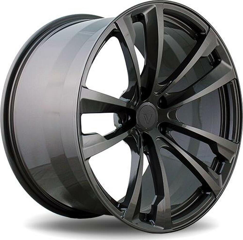 Vissol F-681 9x22 5x112 ET 32 Dia 66.6 gloss-graphite