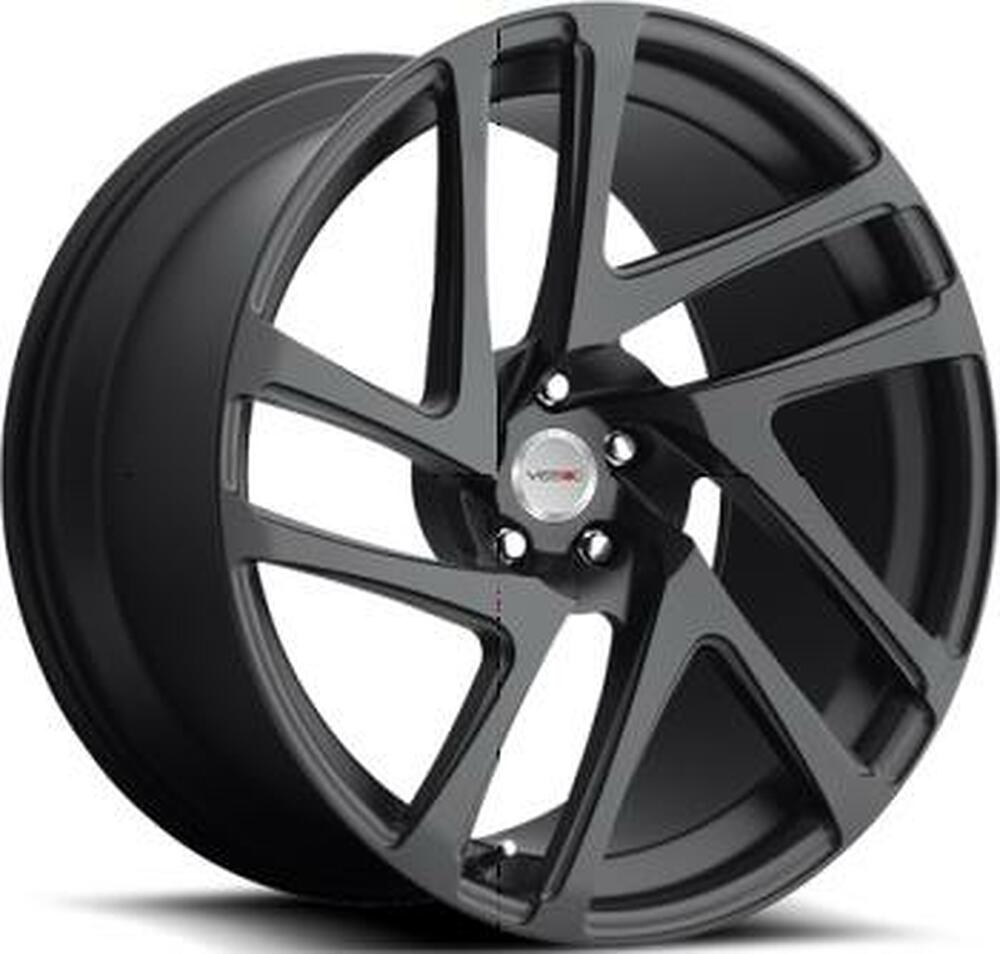 Vissol F-906 9x22 5x112 ET 32 Dia 66.6 satin_black