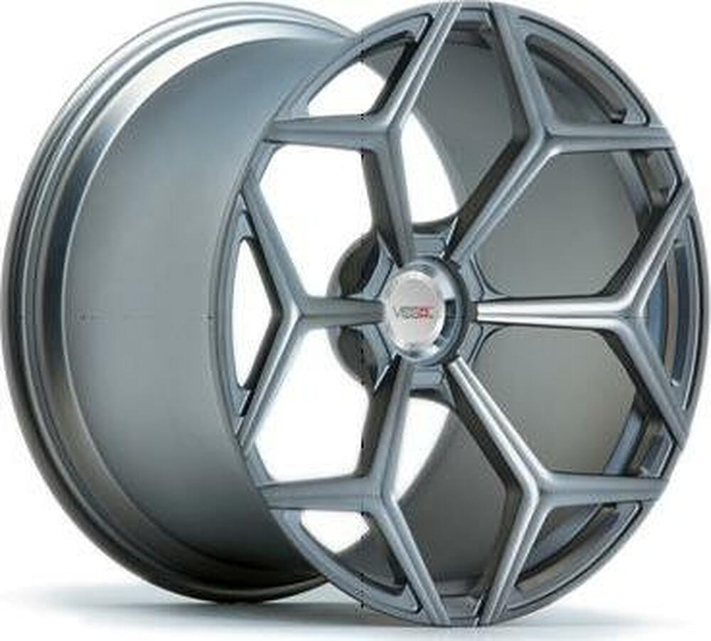 Vissol F-907 9x22 5x112 ET 32 Dia 66.6 _gloss_graphite