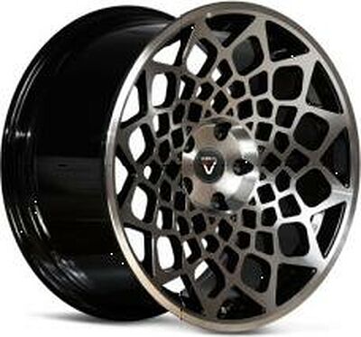 Vissol F-913 8.5x20 5x112 ET 35 Dia 66.6 matte_silver_machine_face