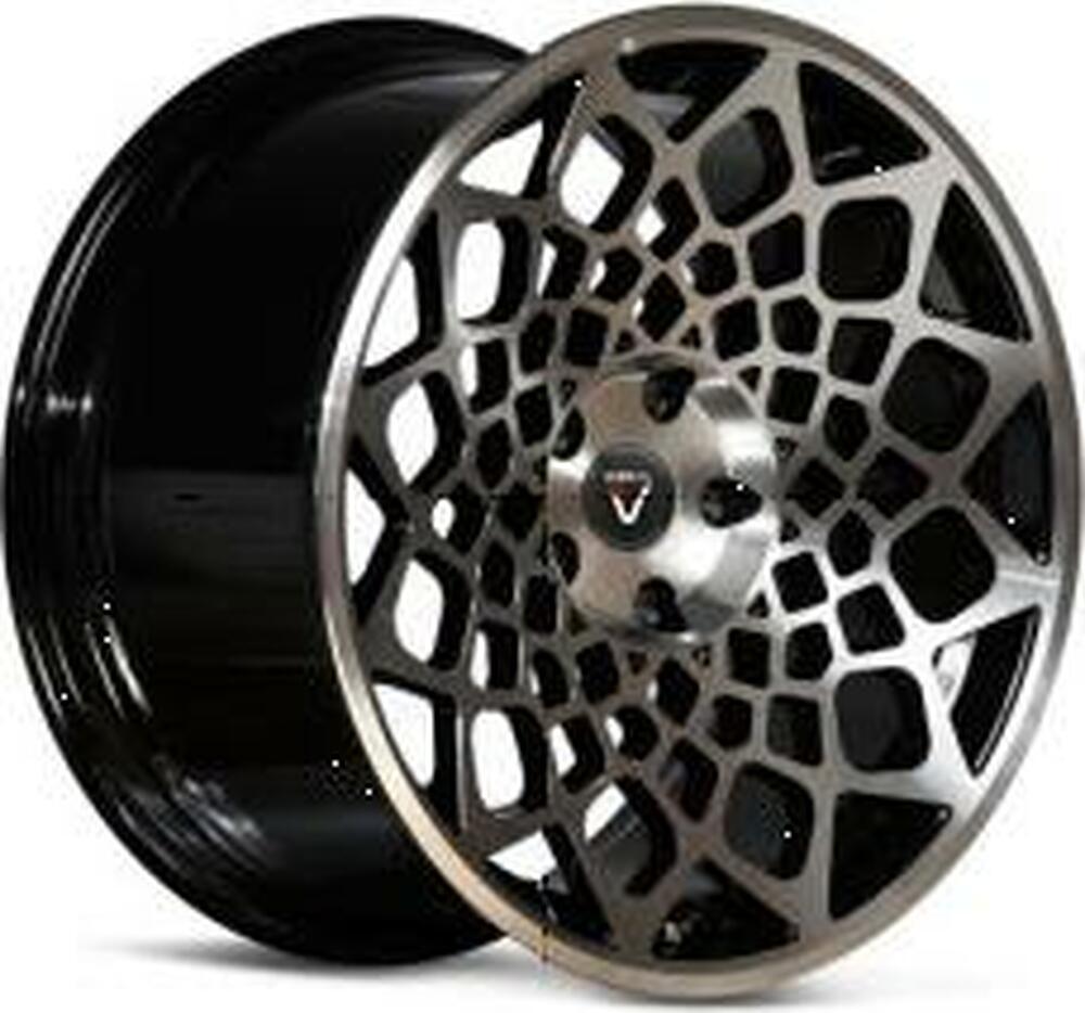 Vissol F-913 9.5x19 5x112 ET 35 Dia 66.6 matte_silver_machine_face