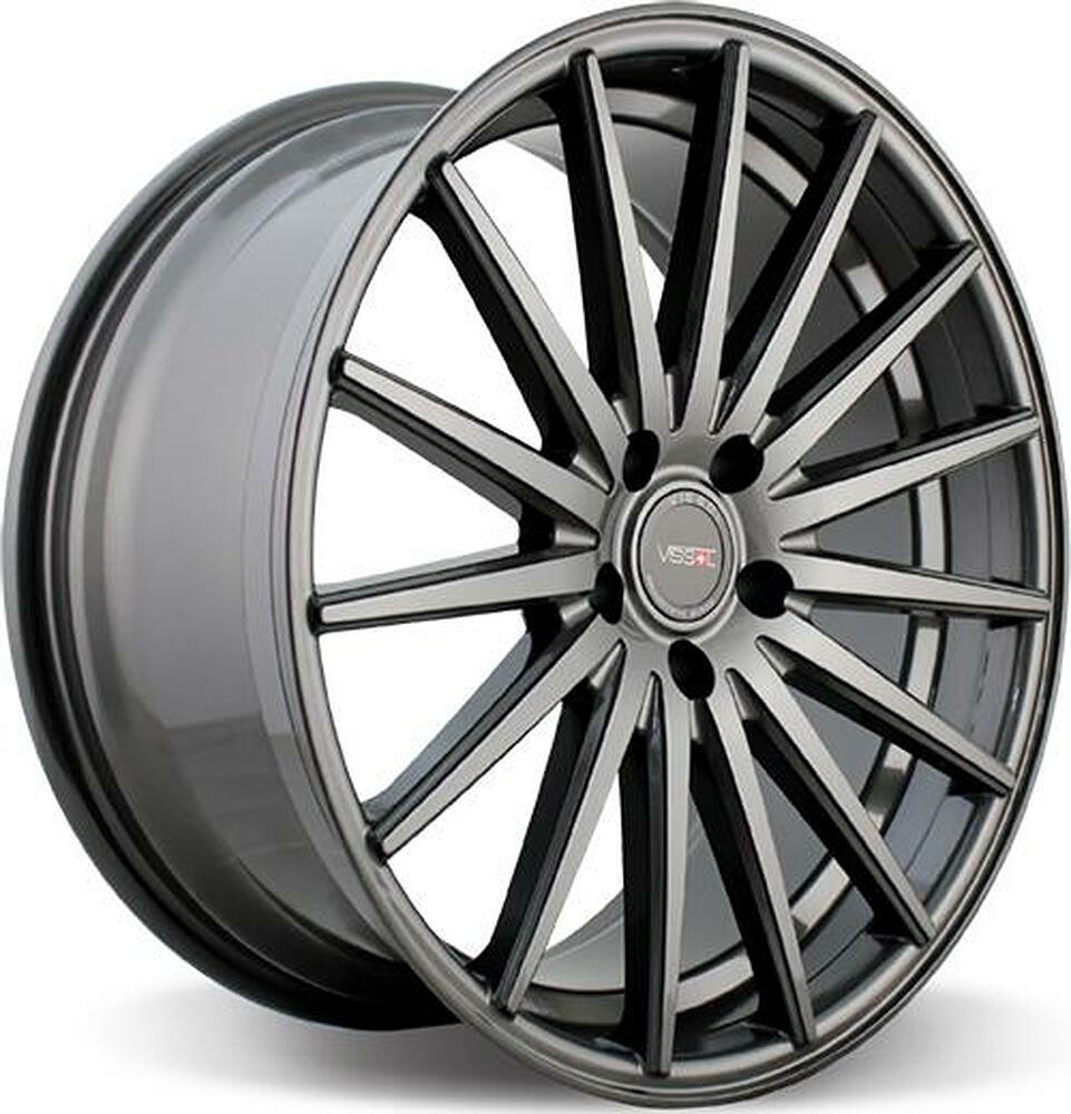 Vissol V-002 8.5x19 5x112 ET 45 Dia 66.6 gloss-graphite