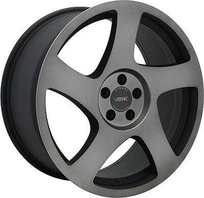 Vissol V-006 8.5x18 5x120 ET 45 Dia 72.6 black-machined-with-dark-tint