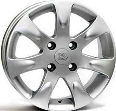 WSP AIDA 6x15 4x100 ET 43 Dia 54.1 Silver