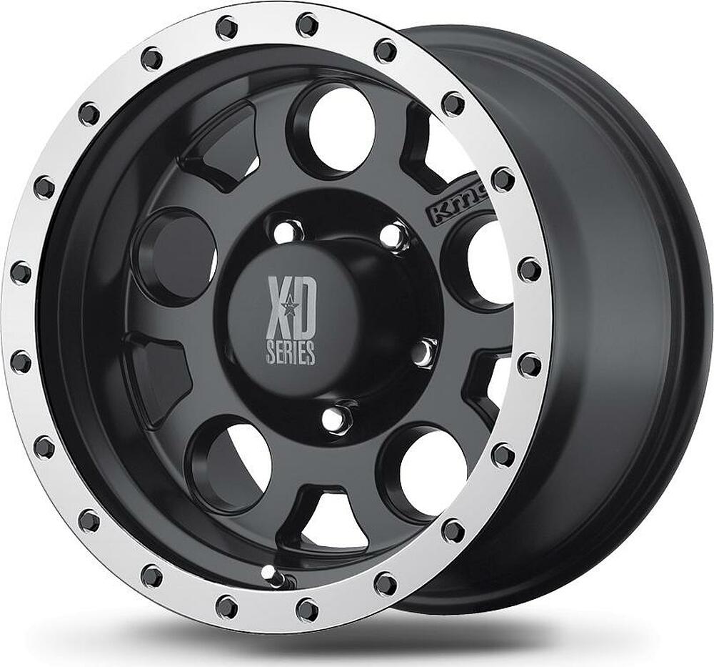 XD Series XD125 9x18 5x127 Dia 83 Black/Machined