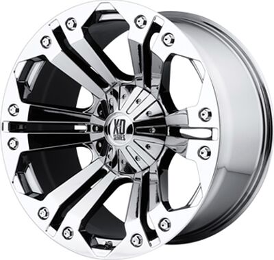 XD Series XD778 10x24 8x165 ET 25 Dia 125 Chrome