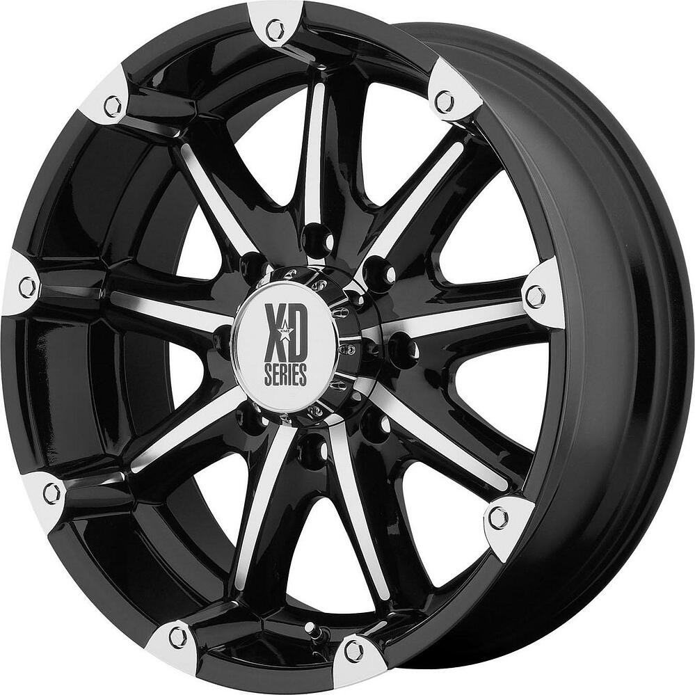 XD Series XD779 9x18 6x139 ET 18 Dia 106.25 Black/Machined
