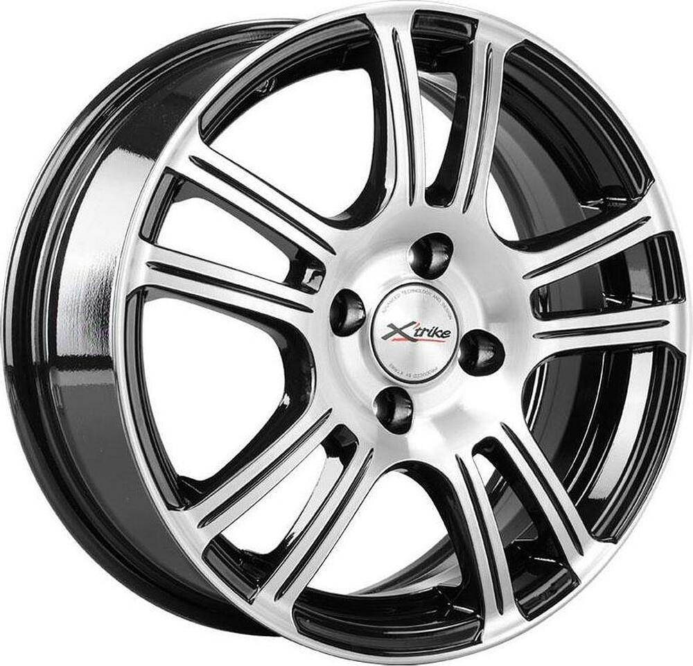X'trike X-105 6x15 4x100 ET 35 Dia 67.1 BK/FP