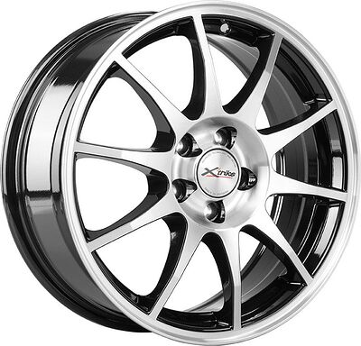 X'trike X-107 6.5x16 5x100 ET 45 Dia 67.1 BK/FP