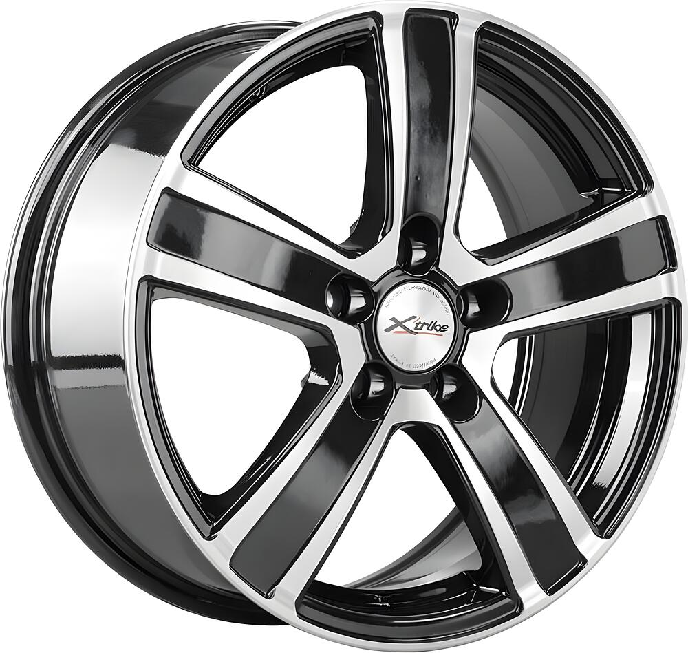 X'trike X-108 7x16 5x100 ET 45 Dia 67.1 BK/FP