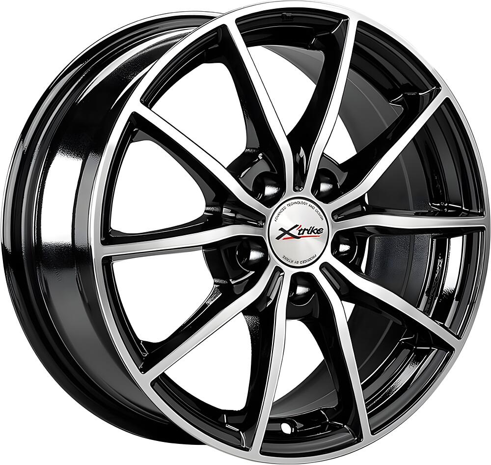 X'trike X-111М 6.5x15 5x100 ET 38 Dia 57.1 BK/FP