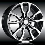 X'trike X-117 6.5x16 5x114.3 ET 45 Dia 60.1 BK/FP