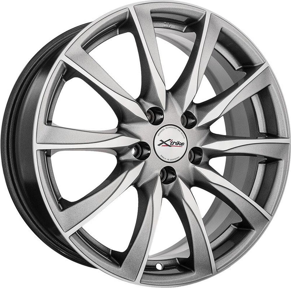 X'trike X-120 7x17 5x100 ET 38 Dia 67.1 HSB/FP