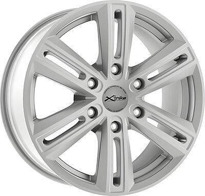 X'trike X-124 7.5x17 6x114.3 ET 30 Dia 66.1 silver