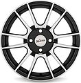 X'trike X-127 6x15 4x100 ET 45 Dia 60.1 BK