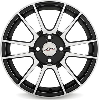 X'trike X-127 6x15 4x100 ET 45 Dia 67.1 BK