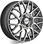 X'trike X-132 6x15 4x100 ET 46 Dia 54.1 BK/FP X'trike X-132 6x15 4x100 ET 46 Dia 54.1 BK/FP