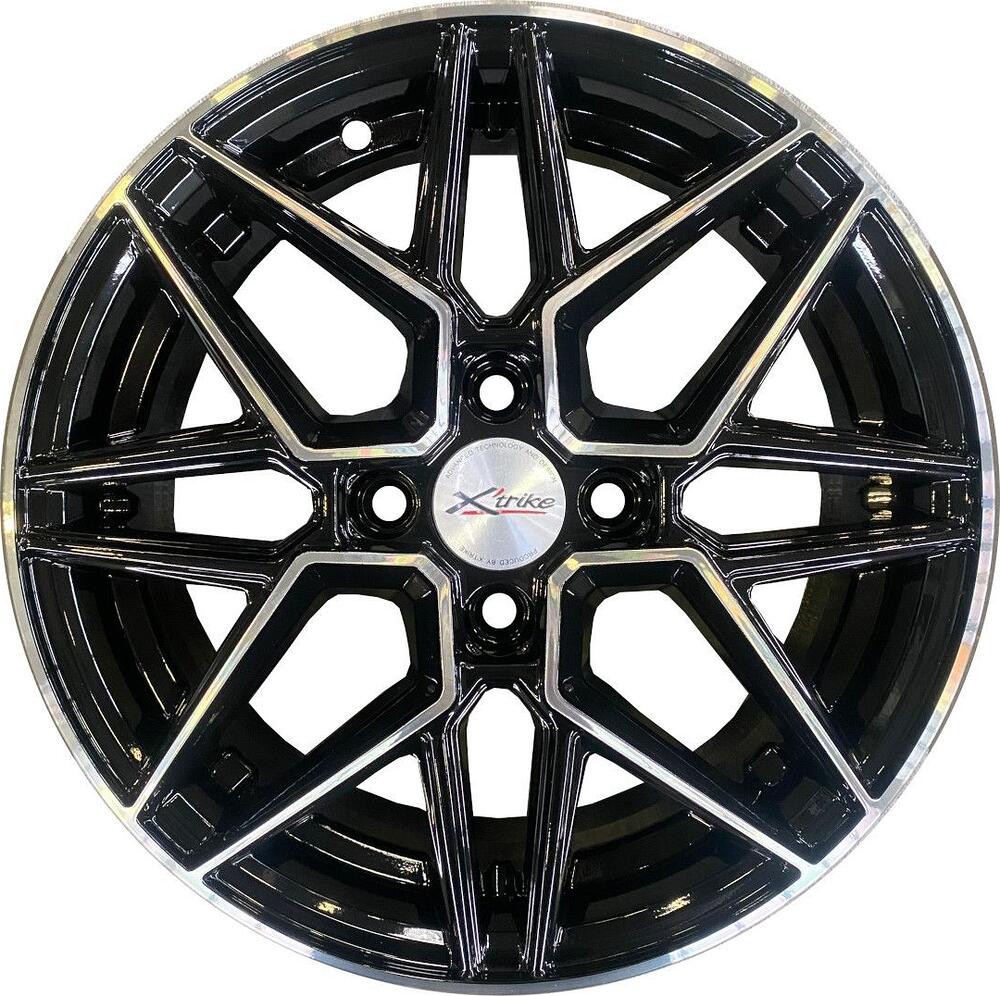 X'trike X-148 6x15 4x100 ET 46 Dia 60.1 BK/FP
