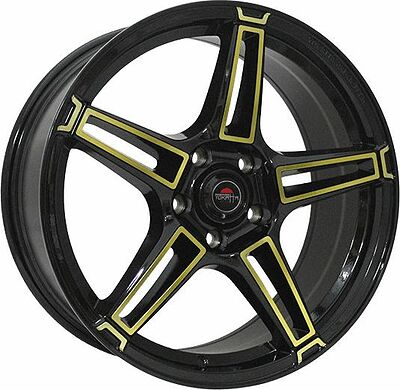 Yokatta MODEL-35 8x18 5x112 ET 39 Dia 66.6 BK+Y