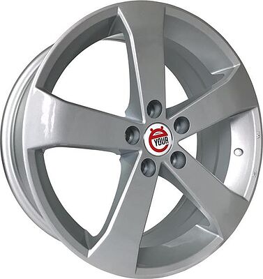 Yo-Wheels E06 7x17 5x108 ET 50 Dia 63.4 silver