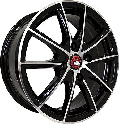 Yo-Wheels E16 6x15 4x100 ET 43 Dia 60.1 BKF