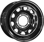 Zepp 4x4 Toyota Nissan Semicircle 7x16 6x139.7 ET 30 Dia 110 Gloss Black