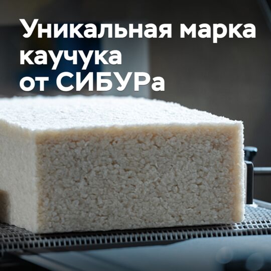 СИБУР разработал уникальную для России марку каучука