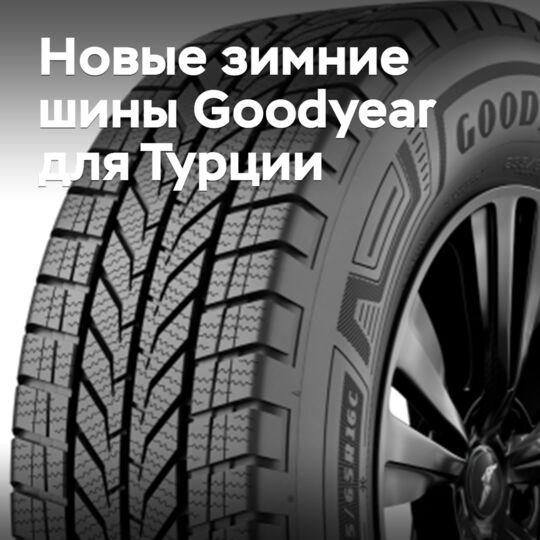 В Турции представлены новые зимние шины Goodyear