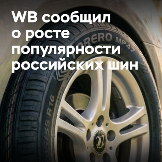 WB сообщил о росте популярности российских шин